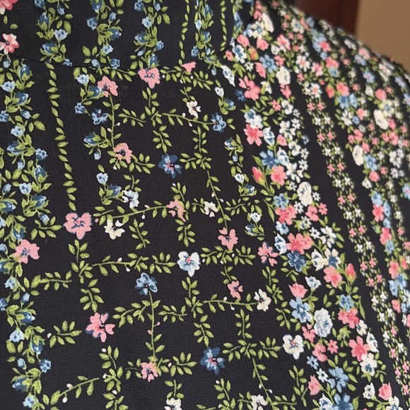 Forever 21 Floral Green Dress S - Picture 4 of 12